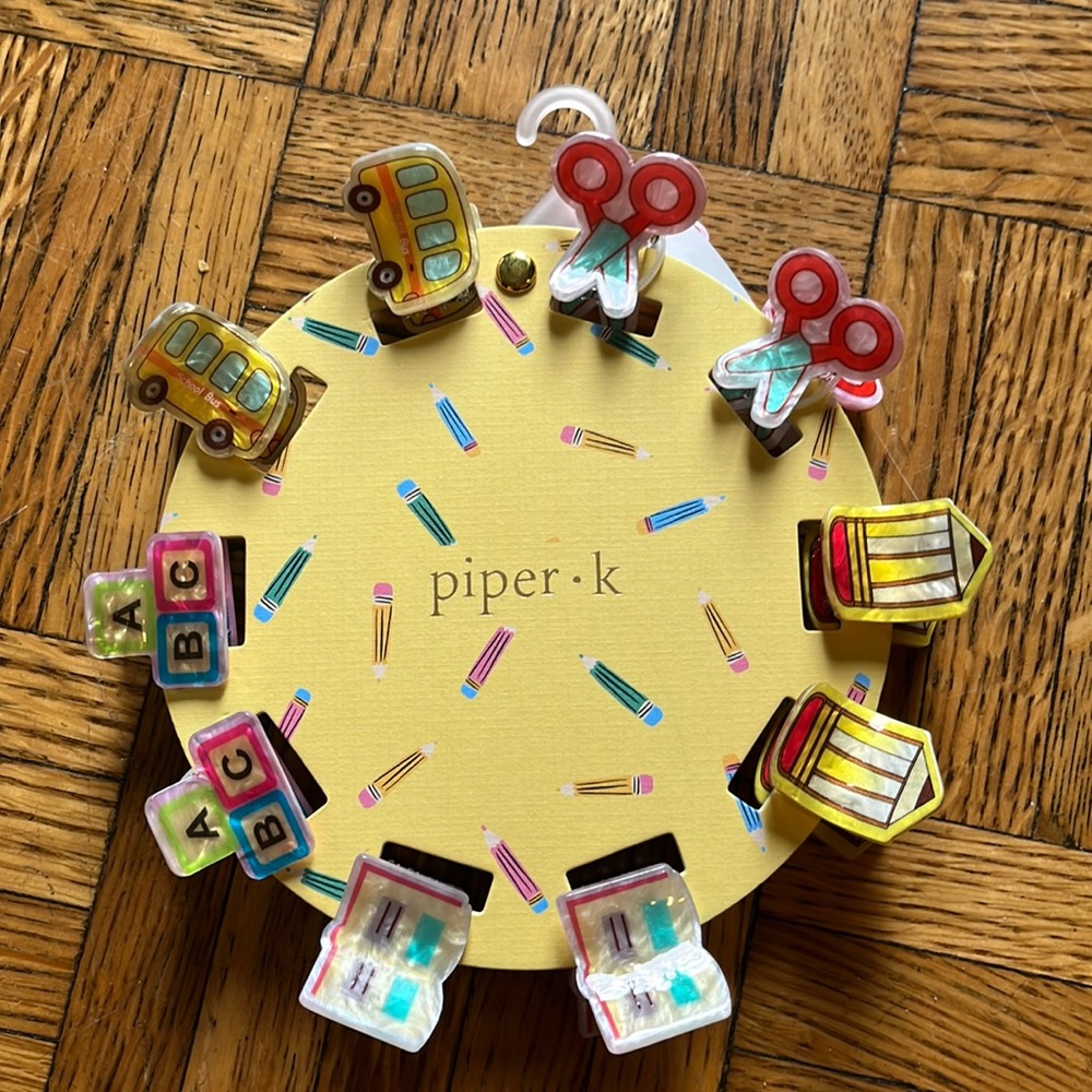 Piper K Back to School Hair Clips